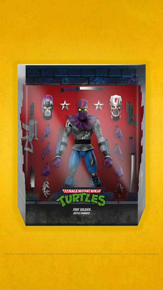 Teenage Mutant Ninja Turtles Ultimates Actionfigur Foot Soldier (Battle  Damaged) 18 cm - Versand: 5-7 Tage nach Bestellung