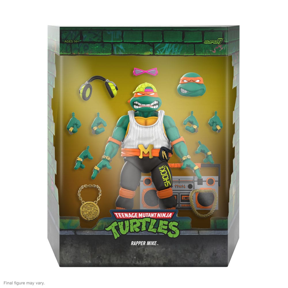 Teenage Mutant Ninja Turtles Ultimates Actionfigur Rappin' Mike 18 cm - Versand: 5-7 Tage nach Bestellung