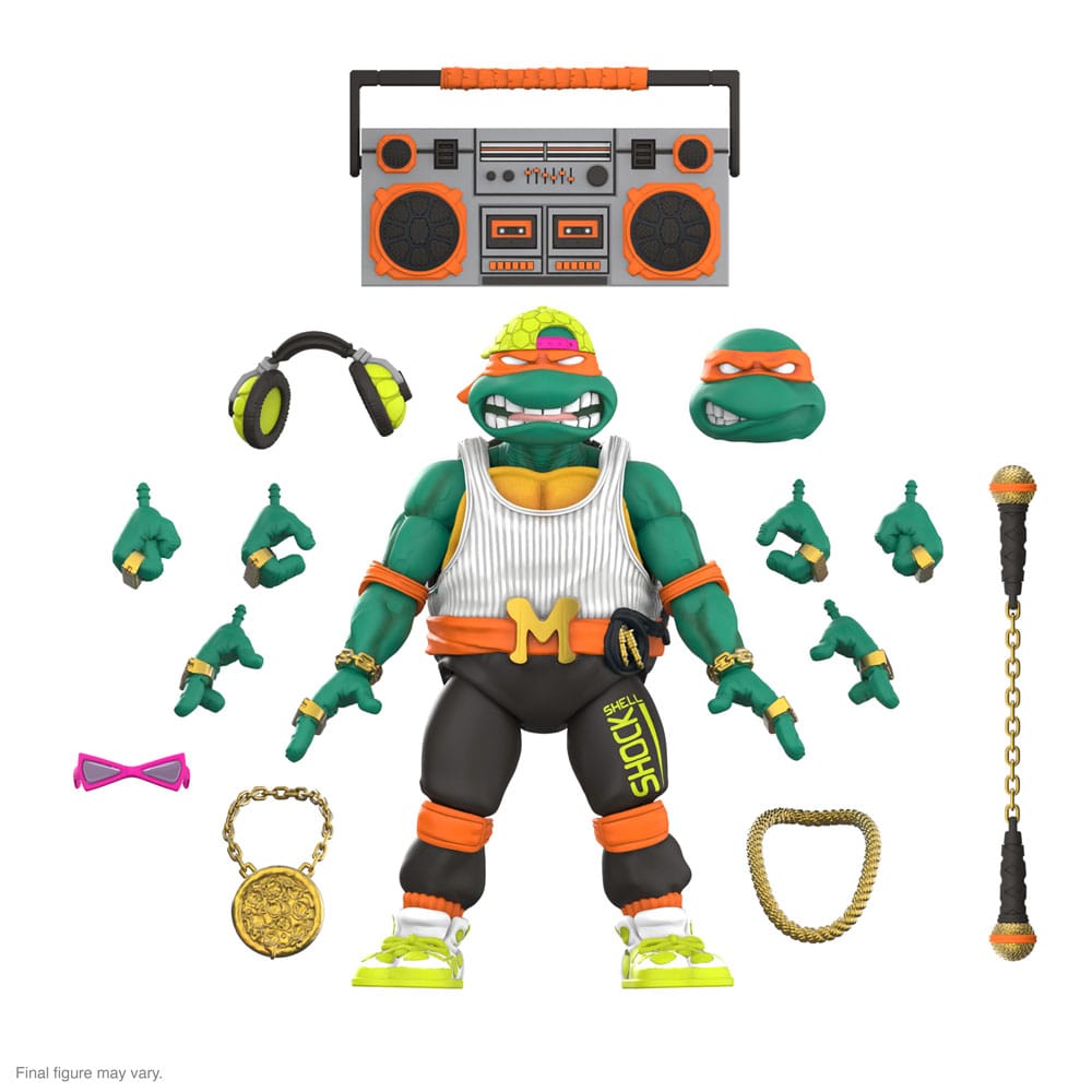Teenage Mutant Ninja Turtles Ultimates Actionfigur Rappin' Mike 18 cm - Versand: 5-7 Tage nach Bestellung