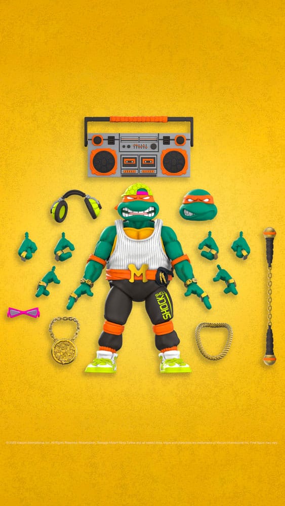 Teenage Mutant Ninja Turtles Ultimates Actionfigur Rappin' Mike 18 cm - Versand: 5-7 Tage nach Bestellung