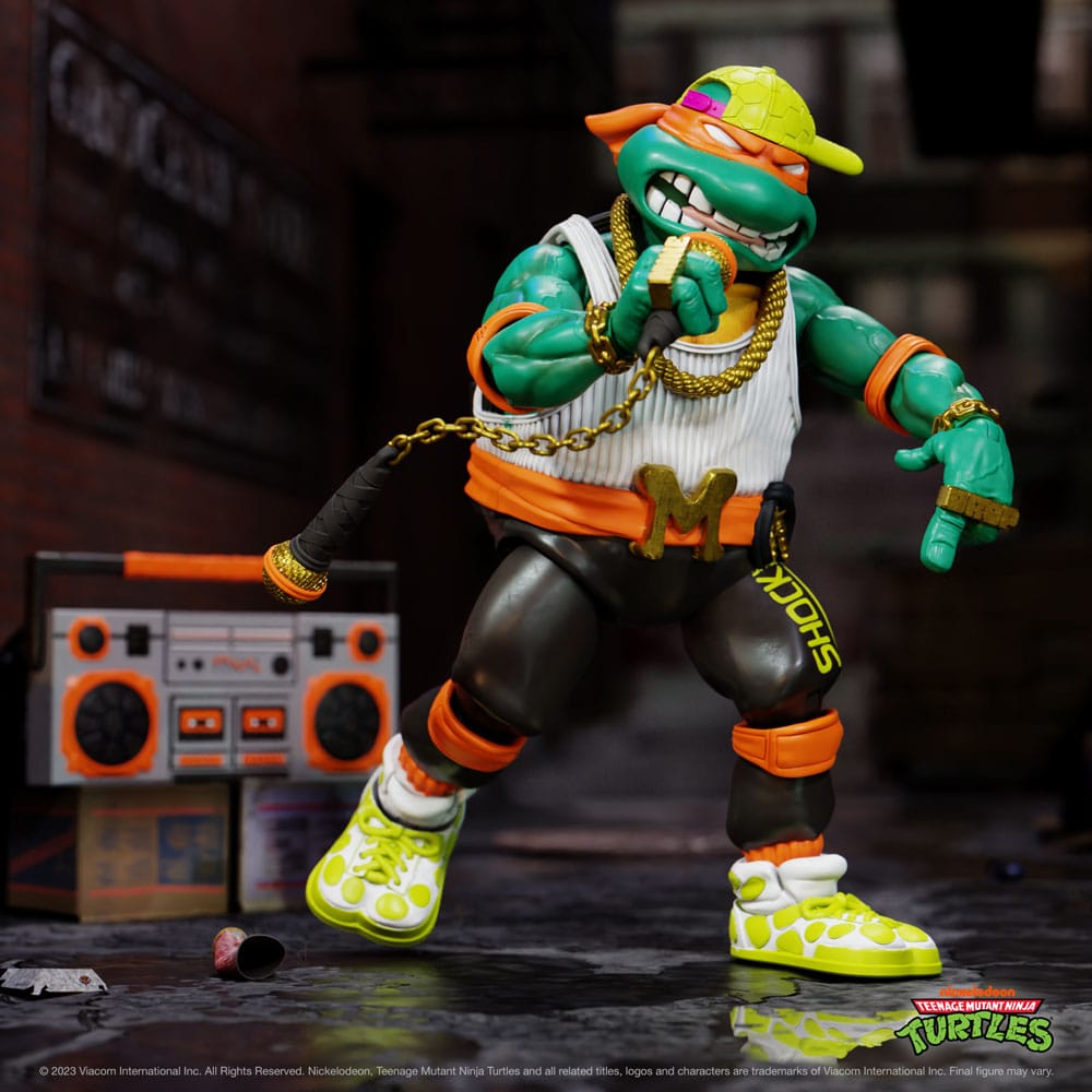 Teenage Mutant Ninja Turtles Ultimates Actionfigur Rappin' Mike 18 cm - Versand: 5-7 Tage nach Bestellung