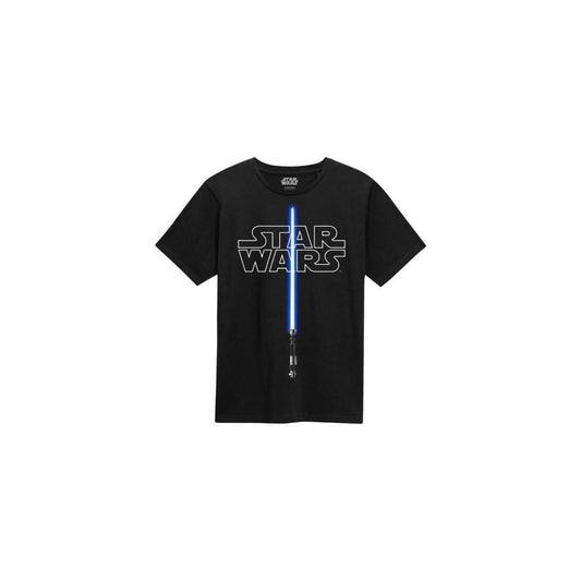 Star Wars T-Shirt Glow In The Dark Lightsaber Größe XL - Versand: 5-7 Tage nach Bestellung
