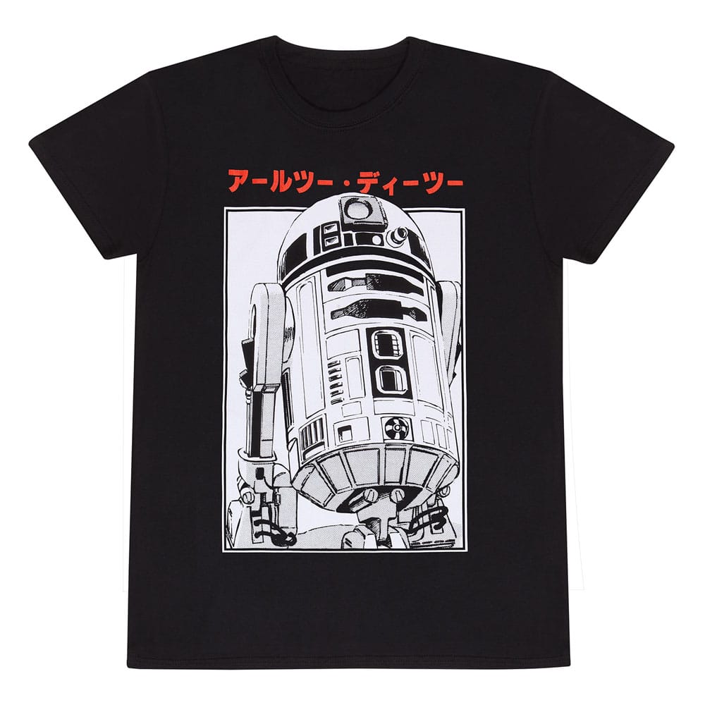 Star Wars T-Shirt R2D2 Katakana Größe S - Versand: 5-7 Tage nach Bestellung