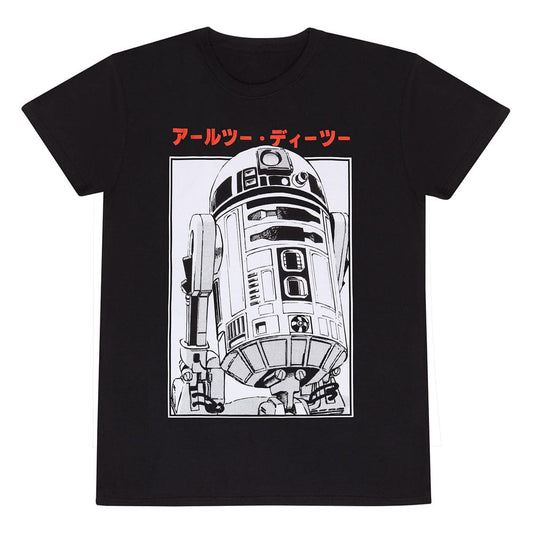 Star Wars T-Shirt R2D2 Katakana Größe S - Versand: 5-7 Tage nach Bestellung