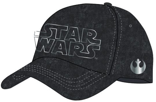 Star Wars Baseball Cap Silver Logo  - Versand: 5-7 Tage nach Bestellung