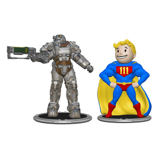 Fallout Minifiguren 2er-Pack Set C T-60 & Vault Boy (Power) 7 cm       - Versand: 5-7 Tage nach Bestellung