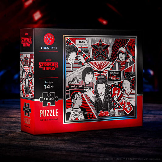 Stranger Things Multi-Dimensionales Puzzle (1000 Teile) - Versand: 5-7 Tage nach Bestellung