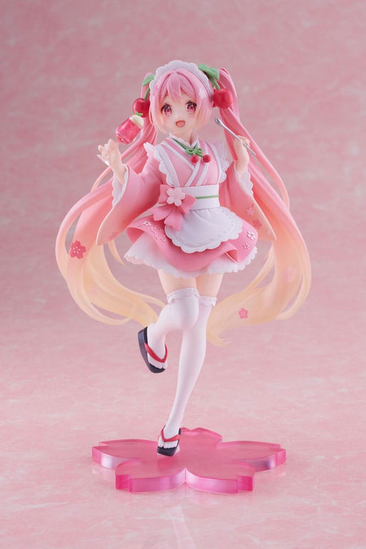 Hatsune Miku PVC Statue Newley Written Sakura Miku Japanese Cafe Ver. Reissue 18 cm  - Preorder - ETA: 25.06.2026