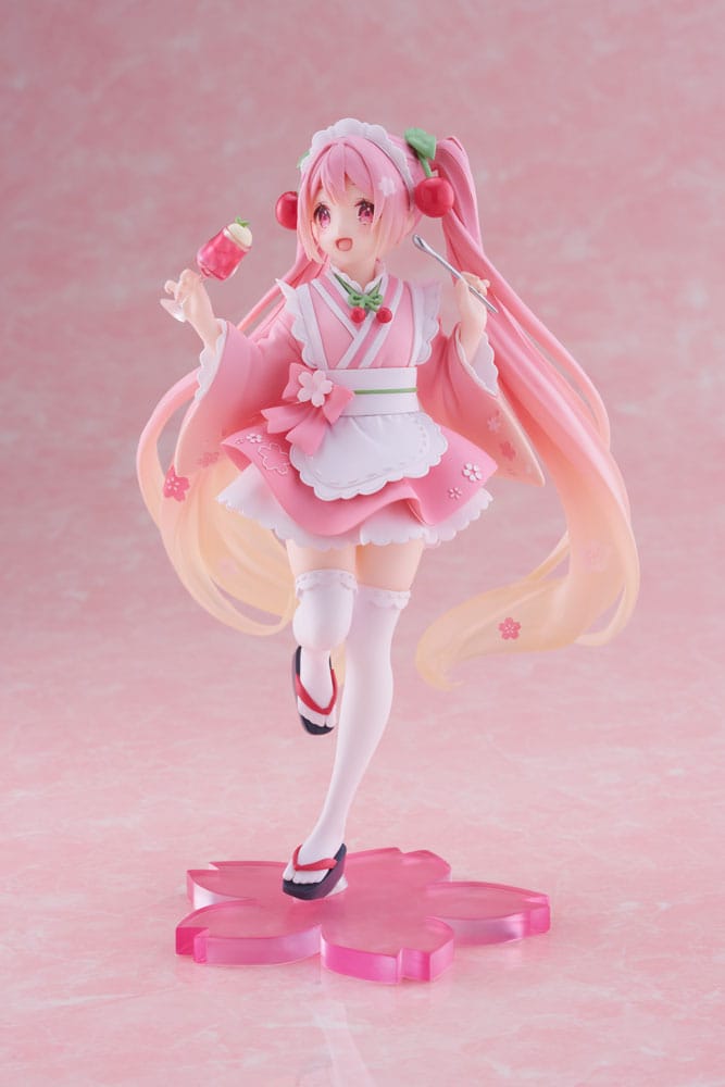 Hatsune Miku PVC Statue Newley Written Sakura Miku Japanese Cafe Ver. Reissue 18 cm  - Preorder - ETA: 25.06.2026