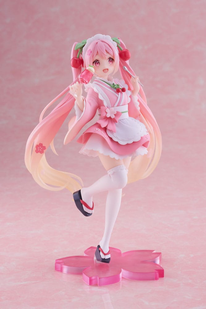 Hatsune Miku PVC Statue Newley Written Sakura Miku Japanese Cafe Ver. Reissue 18 cm  - Preorder - ETA: 25.06.2026