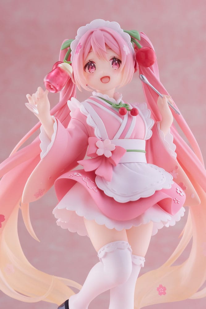 Hatsune Miku PVC Statue Newley Written Sakura Miku Japanese Cafe Ver. Reissue 18 cm  - Preorder - ETA: 25.06.2026