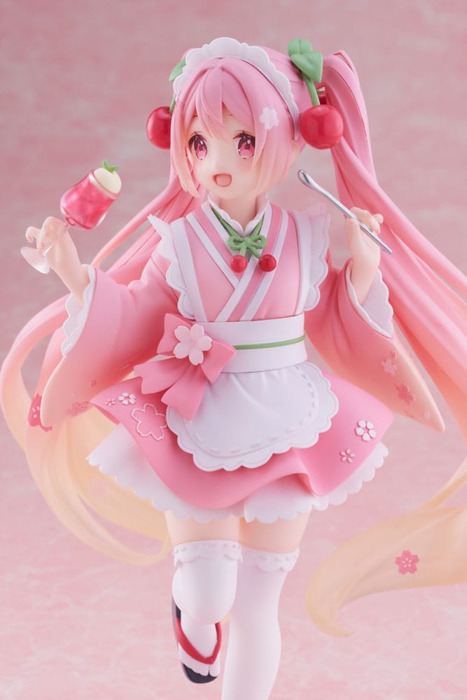 Hatsune Miku PVC Statue Newley Written Sakura Miku Japanese Cafe Ver. Reissue 18 cm  - Preorder - ETA: 25.06.2026