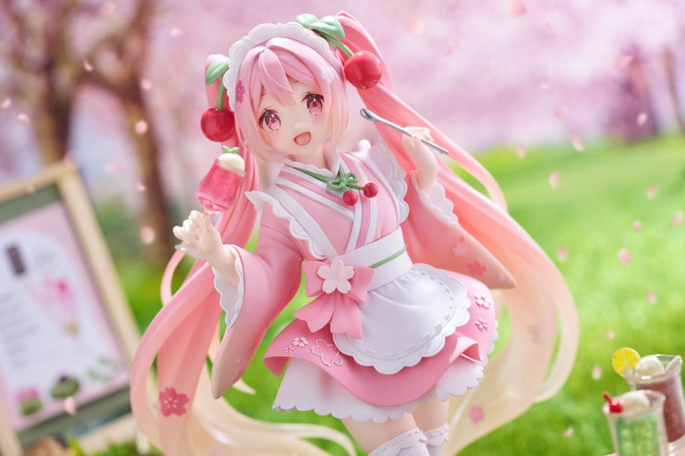 Hatsune Miku PVC Statue Newley Written Sakura Miku Japanese Cafe Ver. Reissue 18 cm  - Preorder - ETA: 25.06.2026