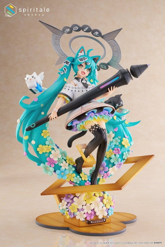 Hatsune Miku x Naoki Saito PVC Statue 1/7 My Figure Making! The Painter Ver. 34 cm     - Preorder - ETA: 25.12.2026