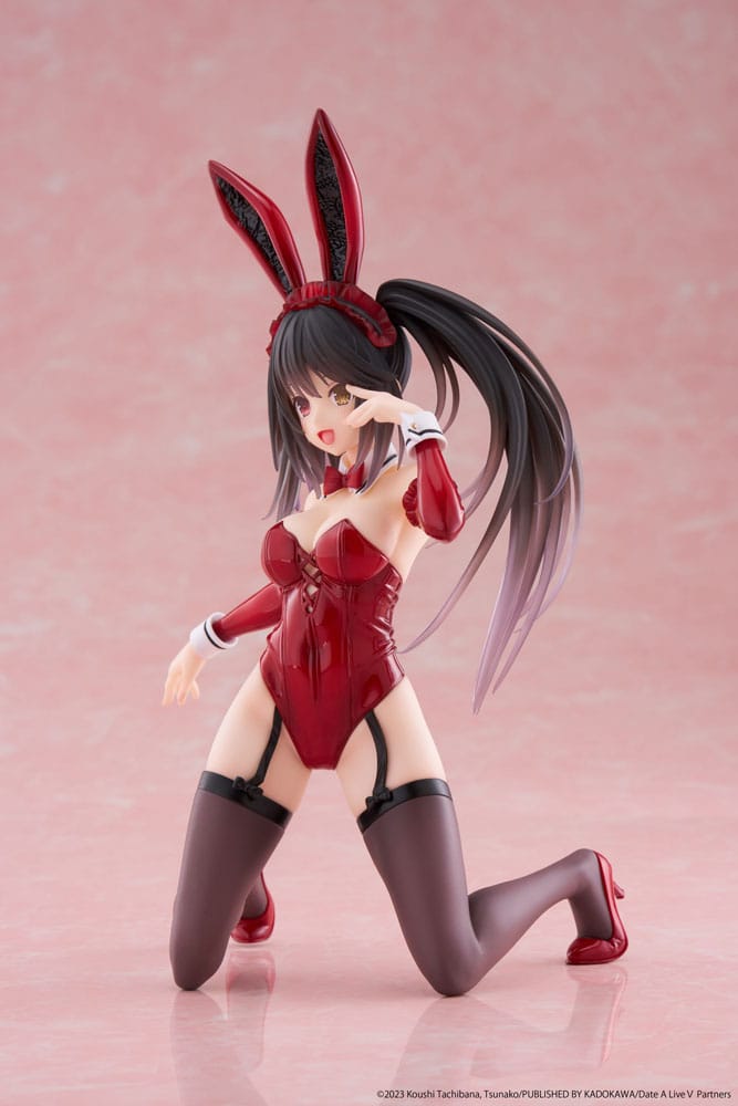 Date A Live V PVC Statue Desktop Cute Figure Kurumi Tokisaki Bunny Ver. 13 cm - sofort lieferbar