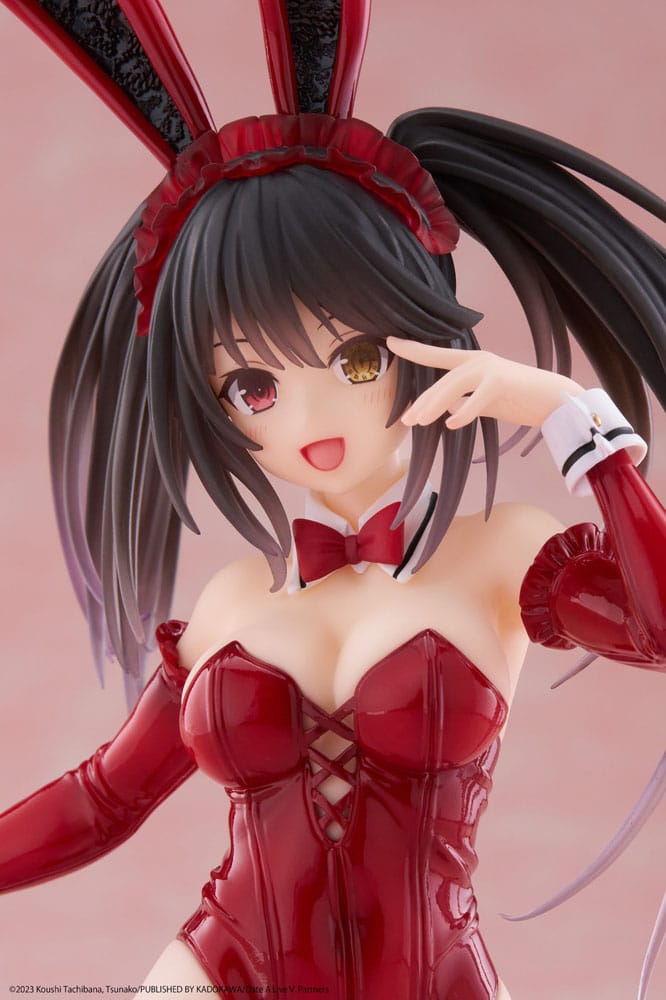 Date A Live V PVC Statue Desktop Cute Figure Kurumi Tokisaki Bunny Ver. 13 cm - sofort lieferbar