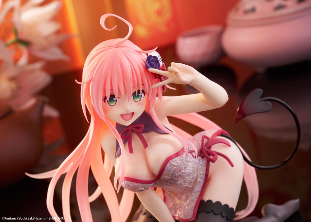 To Love-Ru Darkness PVC Statue Desktop Cute Figure Lala Chinese Dress Ver. 13 cm      - Preorder - ETA: 24.11.2025