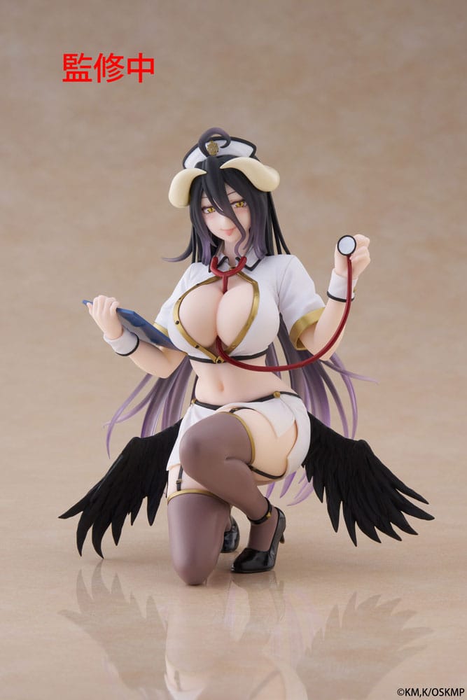 Overlord PVC Statue Desktop Cute Figure Albedo Nurse Ver. Renewal 13 cm       - Preorder - ETA: 25.03.2026