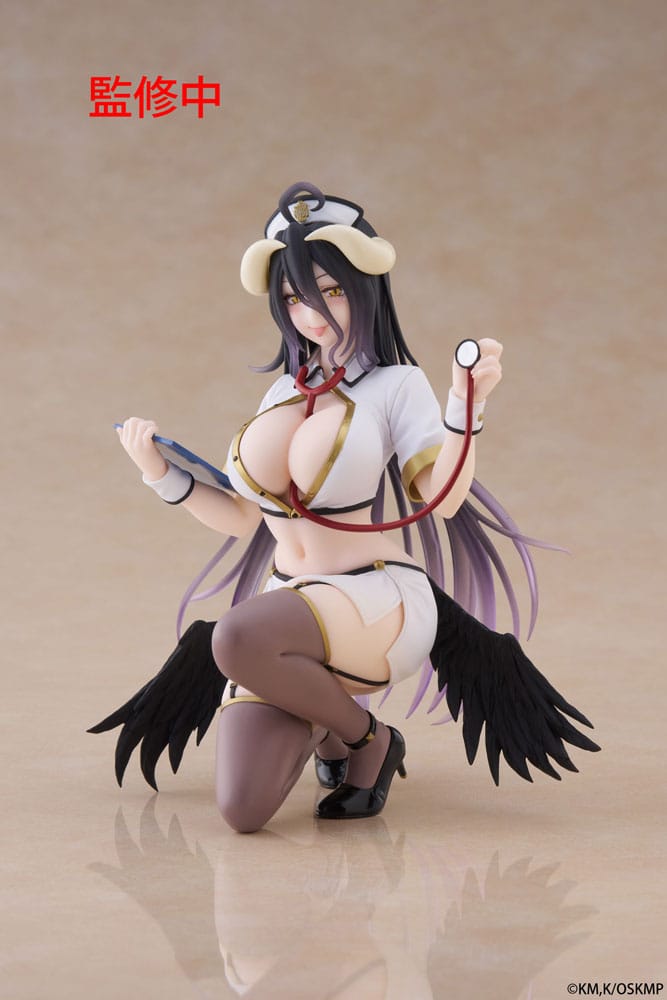 Overlord PVC Statue Desktop Cute Figure Albedo Nurse Ver. Renewal 13 cm       - Preorder - ETA: 25.03.2026