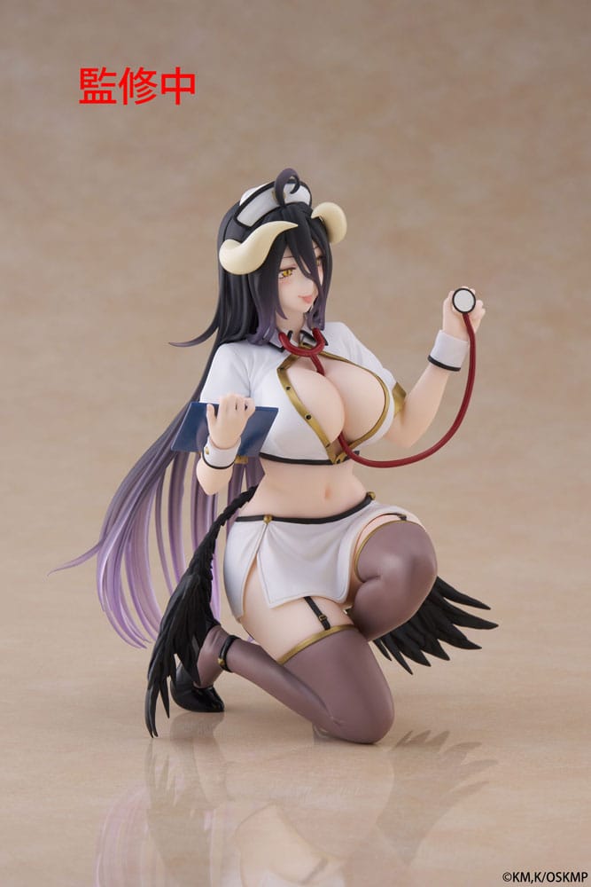 Overlord PVC Statue Desktop Cute Figure Albedo Nurse Ver. Renewal 13 cm       - Preorder - ETA: 25.03.2026