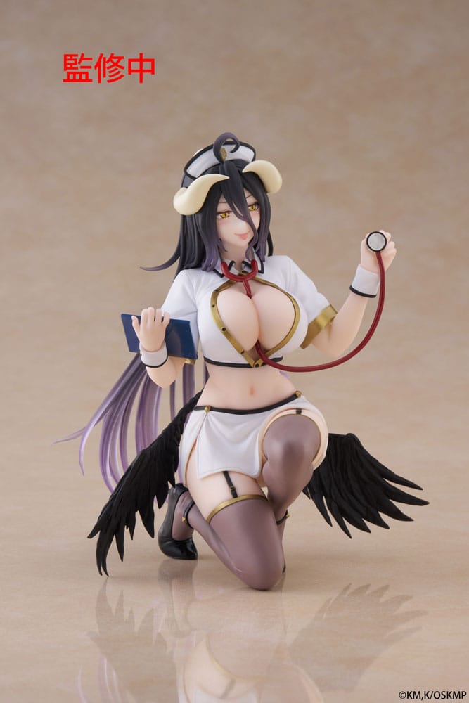 Overlord PVC Statue Desktop Cute Figure Albedo Nurse Ver. Renewal 13 cm       - Preorder - ETA: 25.03.2026