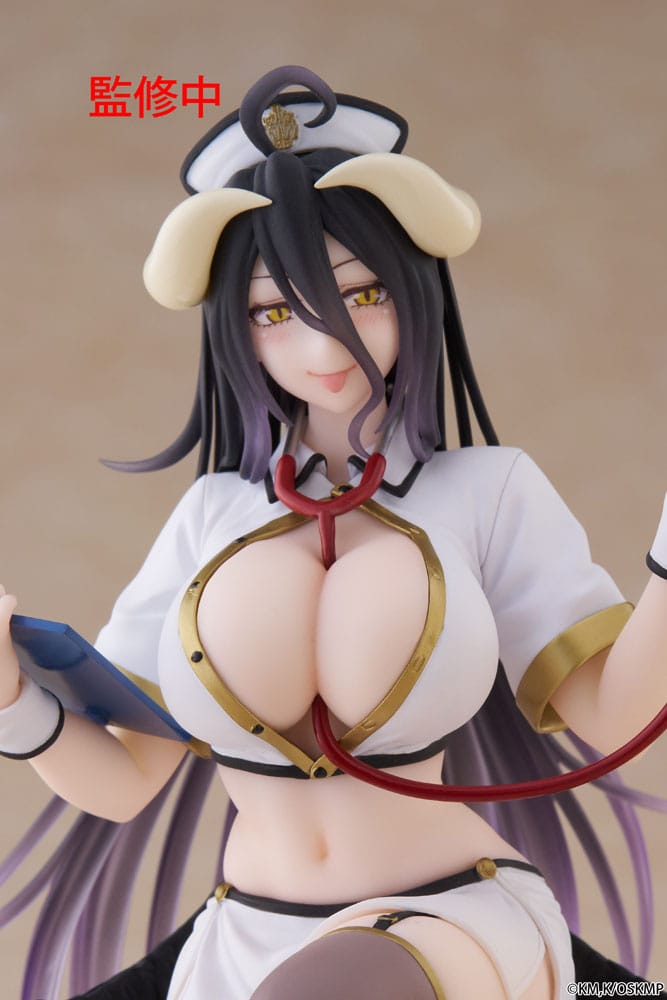 Overlord PVC Statue Desktop Cute Figure Albedo Nurse Ver. Renewal 13 cm       - Preorder - ETA: 25.03.2026