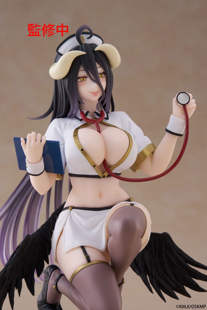 Overlord PVC Statue Desktop Cute Figure Albedo Nurse Ver. Renewal 13 cm       - Preorder - ETA: 25.03.2026