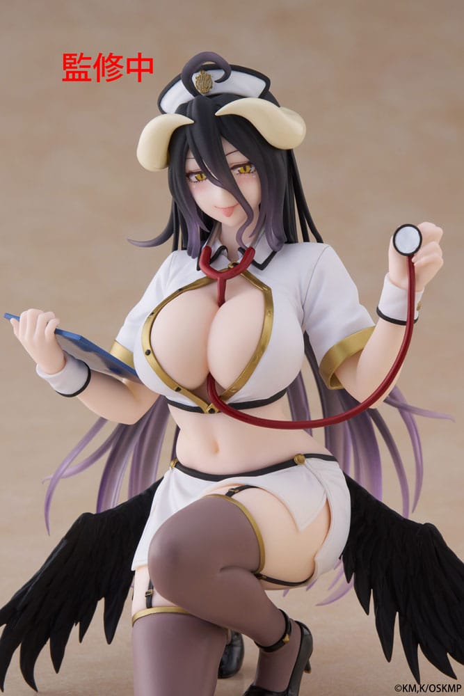 Overlord PVC Statue Desktop Cute Figure Albedo Nurse Ver. Renewal 13 cm       - Preorder - ETA: 25.03.2026