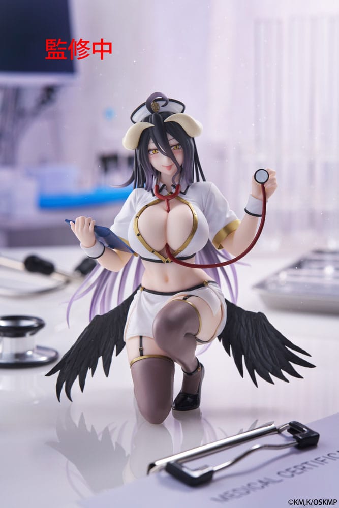 Overlord PVC Statue Desktop Cute Figure Albedo Nurse Ver. Renewal 13 cm       - Preorder - ETA: 25.03.2026