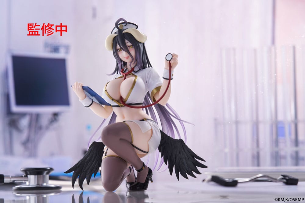 Overlord PVC Statue Desktop Cute Figure Albedo Nurse Ver. Renewal 13 cm       - Preorder - ETA: 25.03.2026