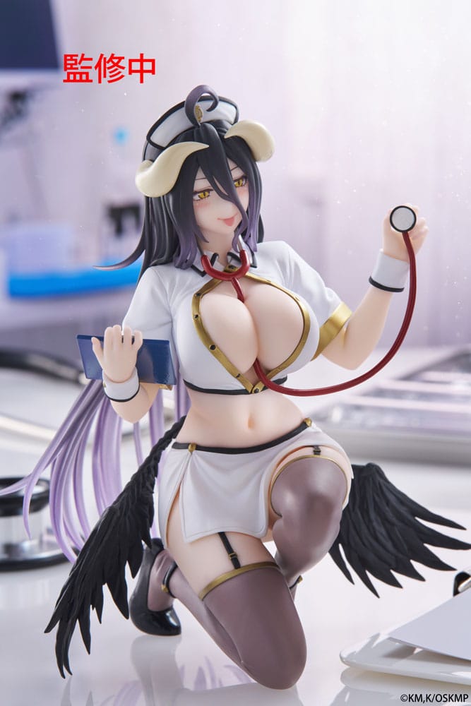 Overlord PVC Statue Desktop Cute Figure Albedo Nurse Ver. Renewal 13 cm       - Preorder - ETA: 25.03.2026