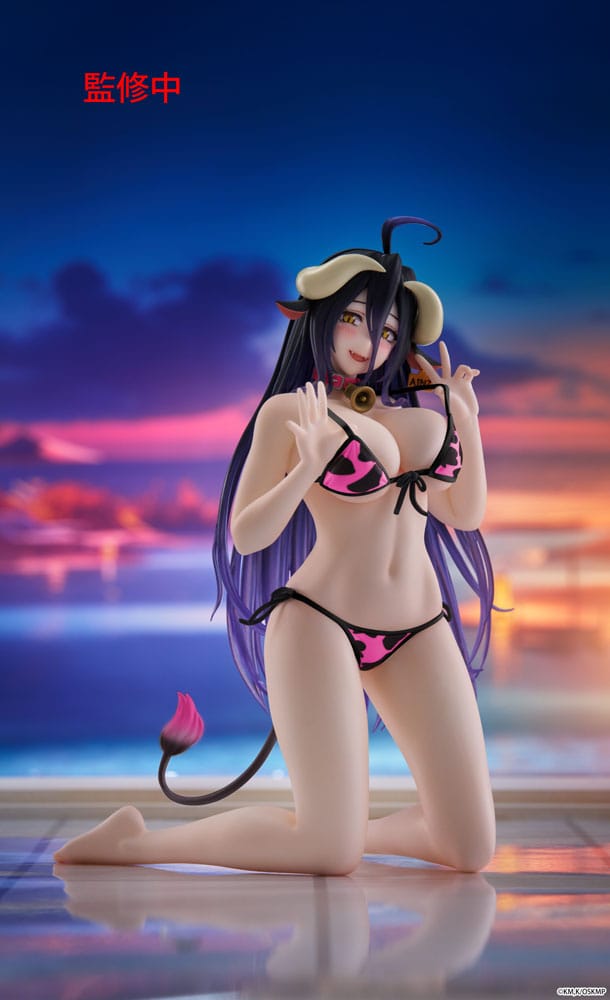 Overlord PVC Statue Desktop Cute Figure Albedo Cow-Print Swimsuit Ver. Renewal 13 cm          - Preorder - ETA: 03.04.2026