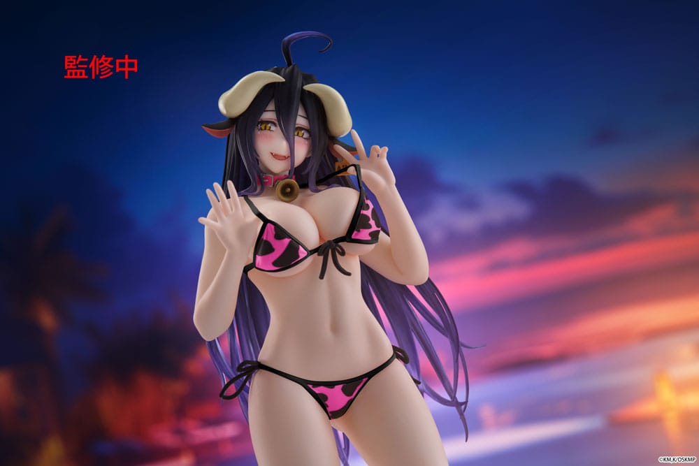 Overlord PVC Statue Desktop Cute Figure Albedo Cow-Print Swimsuit Ver. Renewal 13 cm          - Preorder - ETA: 03.04.2026