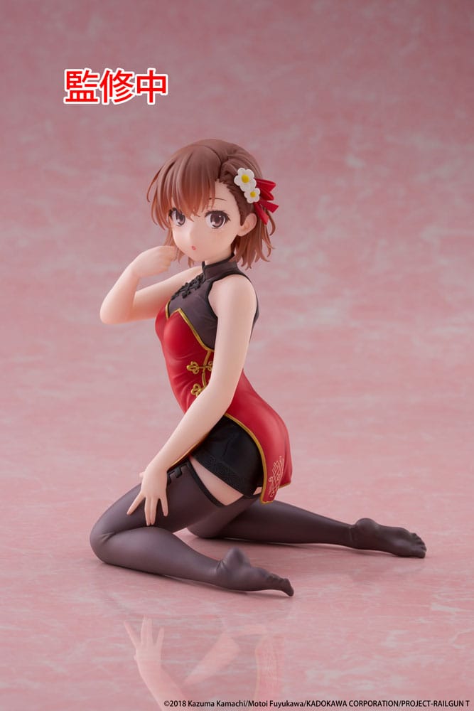 A Certain Scientific Railgun PVC Statue Desktop Cute Figure Mikoto Misaka Chinese Dress Ver. 13 cm         - Versand: 7 Tage nach Bestellung