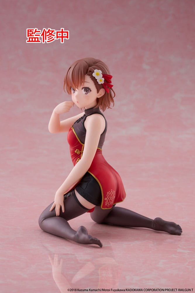 A Certain Scientific Railgun PVC Statue Desktop Cute Figure Mikoto Misaka Chinese Dress Ver. 13 cm         - Versand: 7 Tage nach Bestellung