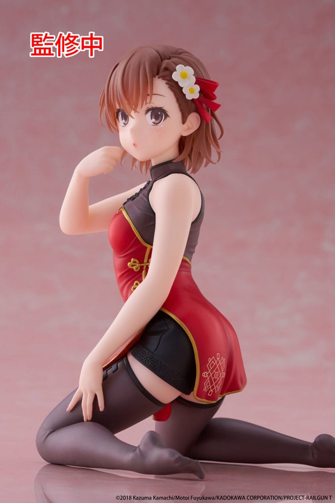A Certain Scientific Railgun PVC Statue Desktop Cute Figure Mikoto Misaka Chinese Dress Ver. 13 cm         - Versand: 7 Tage nach Bestellung