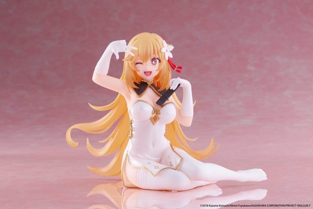 A Certain Scientific Railgun PVC Statue Desktop Cute Figure Misaki Shokuho Chinese Dress Ver. 13 cm         - Versand: 7 Tage nach Bestellung