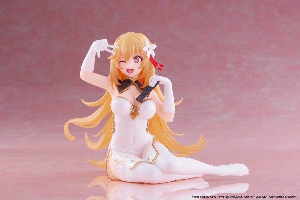A Certain Scientific Railgun PVC Statue Desktop Cute Figure Misaki Shokuho Chinese Dress Ver. 13 cm         - Versand: 7 Tage nach Bestellung