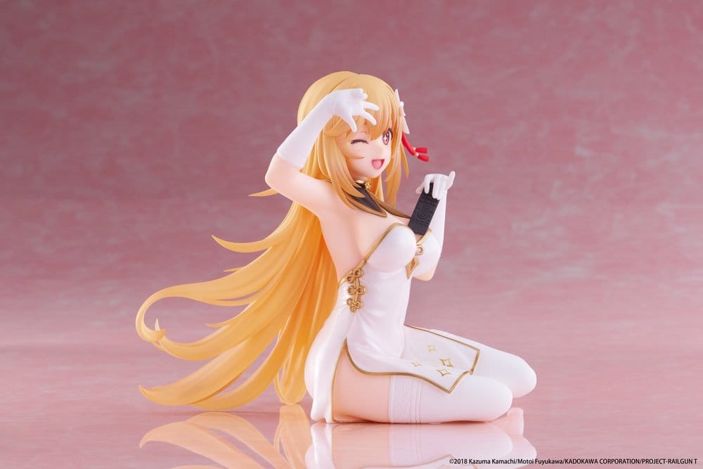A Certain Scientific Railgun PVC Statue Desktop Cute Figure Misaki Shokuho Chinese Dress Ver. 13 cm         - Versand: 7 Tage nach Bestellung