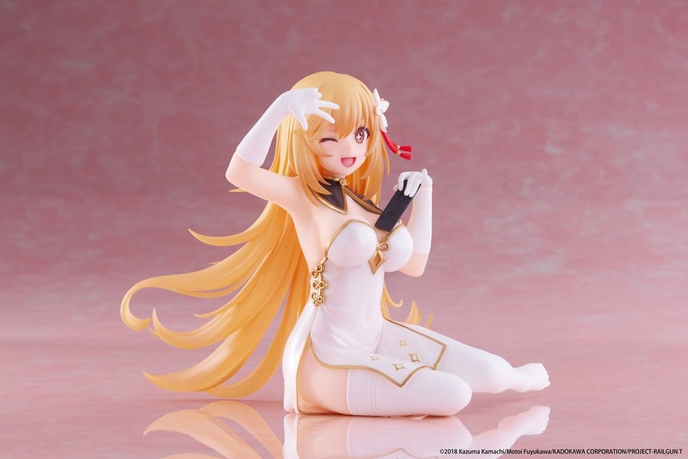A Certain Scientific Railgun PVC Statue Desktop Cute Figure Misaki Shokuho Chinese Dress Ver. 13 cm         - Versand: 7 Tage nach Bestellung