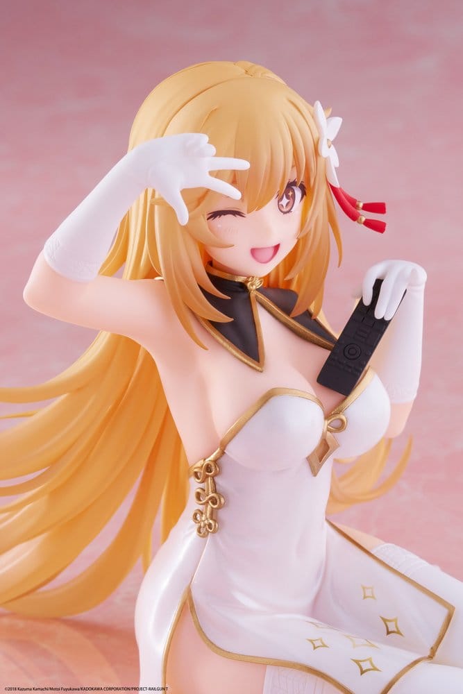 A Certain Scientific Railgun PVC Statue Desktop Cute Figure Misaki Shokuho Chinese Dress Ver. 13 cm         - Versand: 7 Tage nach Bestellung
