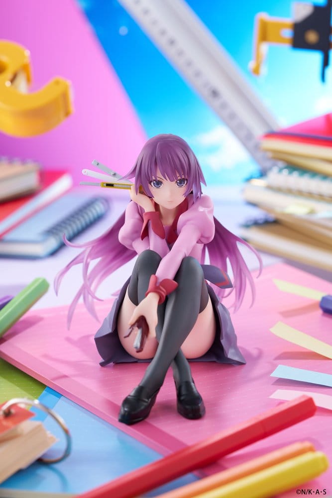 Monogatari PVC Statue Desktop Cute Figure Hitagi Senjougahara 13 cm   - Preorder - ETA: 23.08.2026