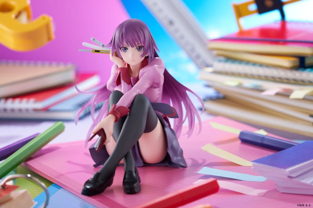 Monogatari PVC Statue Desktop Cute Figure Hitagi Senjougahara 13 cm   - Preorder - ETA: 23.08.2026