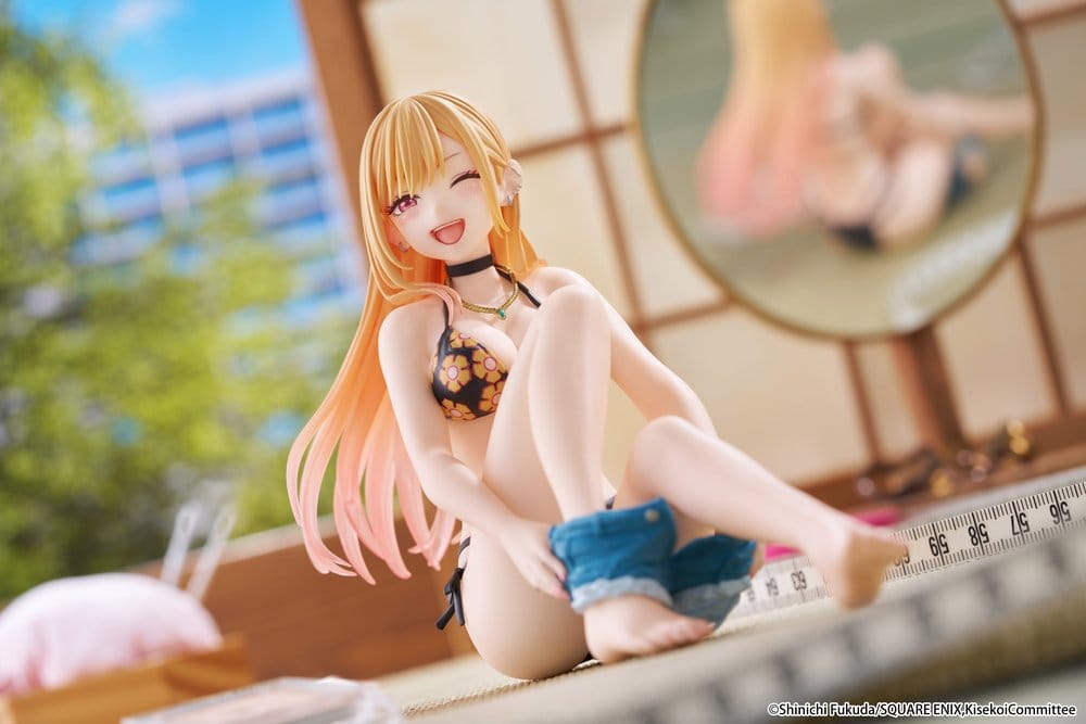 My Dress-Up Darling Desktop Cute PVC Figur Marin Kitagawa (Measured Swimsuit Ver.) Reissue 13 cm - Preorder - ETA: 25.01.2027