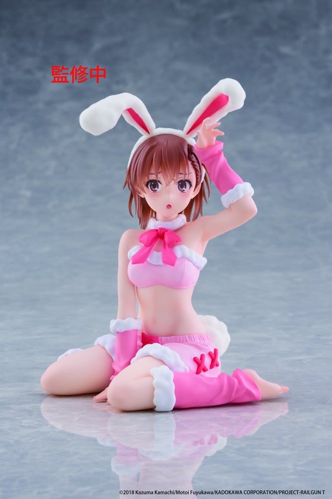 A Certain Scientific Railgun Moflock PVC Figur Mikoto Misaka (Fluffy Bunny Ver.) 13 cm - Preorder - ETA: 24.12.2026