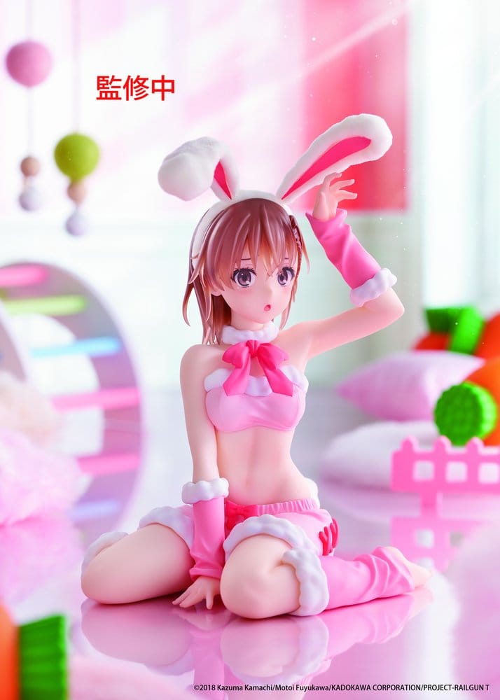 A Certain Scientific Railgun Moflock PVC Figur Mikoto Misaka (Fluffy Bunny Ver.) 13 cm - Preorder - ETA: 24.12.2026