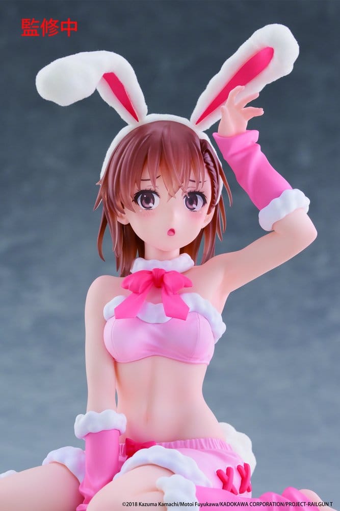 A Certain Scientific Railgun Moflock PVC Figur Mikoto Misaka (Fluffy Bunny Ver.) 13 cm - Preorder - ETA: 24.12.2026