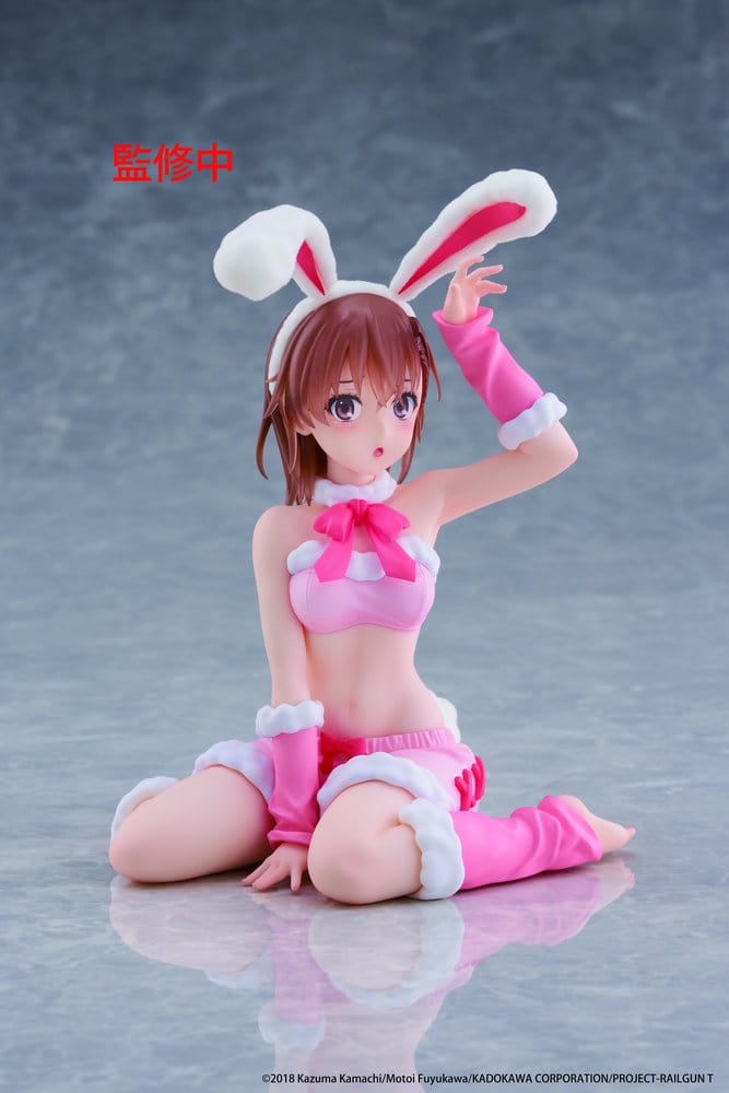 A Certain Scientific Railgun Moflock PVC Figur Mikoto Misaka (Fluffy Bunny Ver.) 13 cm - Preorder - ETA: 24.12.2026