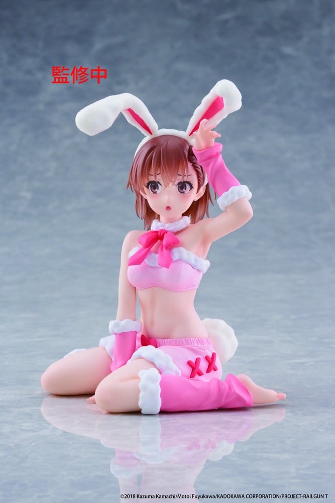 A Certain Scientific Railgun Moflock PVC Figur Mikoto Misaka (Fluffy Bunny Ver.) 13 cm - Preorder - ETA: 24.12.2026