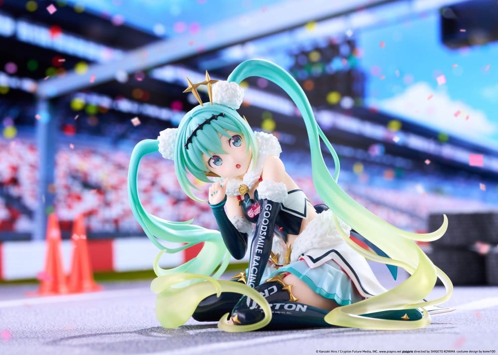 Hatsune Miku Taito Kuji PVC Figur Racing Miku 2018 Ver. Round 8 13 cm - Preorder - ETA: 25.02.2027